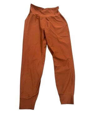 Old Navy Medium Elevate Jogger High-Waist Rust Orange Legging
